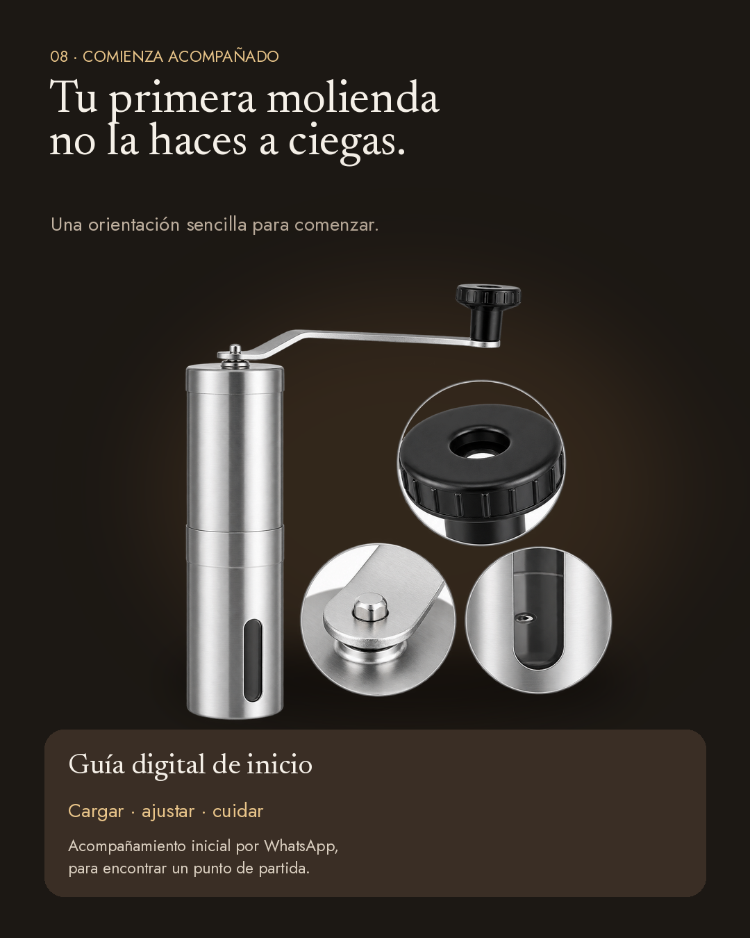 Guía digital y acompañamiento inicial para usar el molino